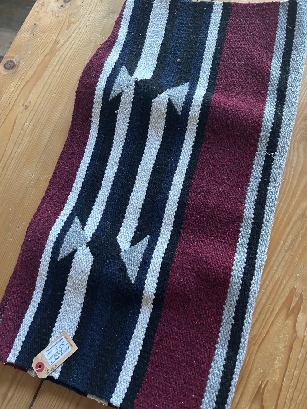 Authentic Navajo Horse Blanket Unused NWNT